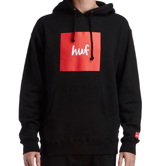HUF Other - HUF hoodie x Chocolate Box Logo black sweatshirt